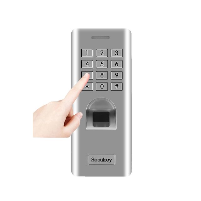 Secukey IP66 Fingerprint Access Control and Reader ZK Biometric Access Control Reader With USB Port