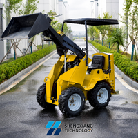 Machinerie de terrassement, chargeuse sur pneus diesel, vente directe d'usine, mini-chargeuse compacte SX-S390 pour projets de construction