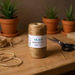 Corde en sisal Iln 4 mm 80 g couleur naturelle pour artisanat - Product Image 2