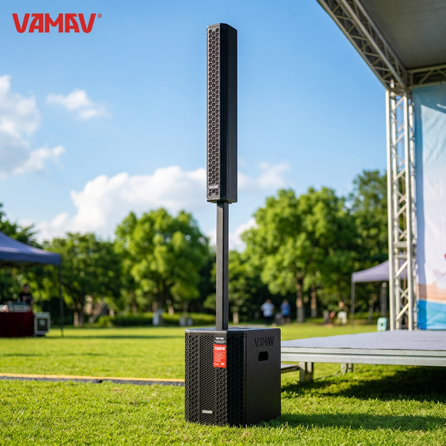 VAMAV XPECTRA 800 12-inch Active Column Speaker Bocinas 800W Class D Amplifier for Wood Enclosure