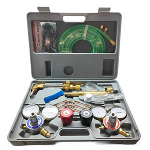 Ensemble de Torche de Coupe à l'Acétylène-Oxygène avec Régulateur Réducteur de Pression Kit de Soudage à Gaz de Coupe Exporté vers l'Amérique du Sud - Product Image 4