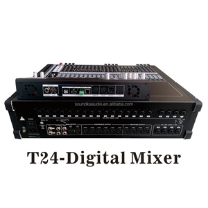 MARCO T24 คอนโทรลเลอร์ดีเจดิจิตอลหน้าจอสัมผัส 7 นิ้ว 24 ช่องสัญญาณ 5 แบนด์ EQ 4 เอฟเฟค DSP พร้อมเครื่องบันทึกในตัว <span class=keywords><strong>MIDI</strong></span> ผ่าน USB - Product Image 5