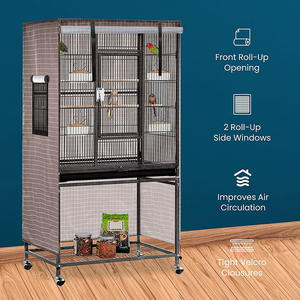 Evrensel karartma iyi gece nefes su geçirmez kuş kafesi kapak papağan küçük hayvan gizlilik için - Product Image 5