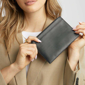 Nuovi Arrivi: Portacarte di Credito <span class=keywords><strong>in</strong></span> Pelle PU con Cerniera, Porta Passaporto e Portamonete alla Moda per Donne - Product Image 5