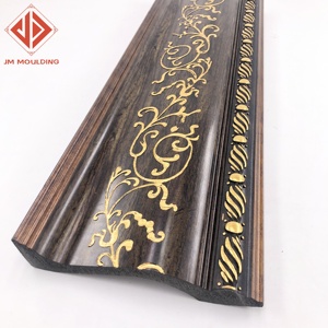 160mm large antique en relief populaire <span class=keywords><strong>grande</strong></span> taille design moulure de <span class=keywords><strong>corniche</strong></span> de <span class=keywords><strong>plafond</strong></span> plinthe bâtons lignes de grain de bois - Product Image 6