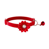 Collier en nylon souple multicolore de 1,0 cm avec clochette pour animaux de compagnie, accessoires de bijoux réglables pour chiens et chats, pour chiots et chatons - Vente en gros