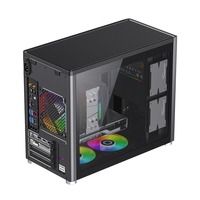 GAMEMAX Spark X2 Mid Tower Steel Micro ATX Vertical Airflow Gaming Computer Case with 12cm Fan for PC & Desktop