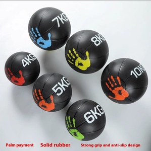 Équipement d'entraînement abdominal en caoutchouc solide pour l'équilibre physique basé sur la gravité Ballon de fitness pour la rééducation et les ballons de médecine - Product Image 2