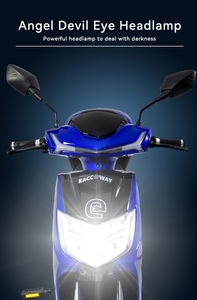 Scooter Eléctrico Ligero 2026 con Envío Rápido en la UE, Motocicleta Eléctrica <span class=keywords><strong>de</strong></span> 500W 48V 25km/h, EEC COC, Sin Licencia, para Desplazamientos Urbanos, 2 Años <span class=keywords><strong>de</strong></span> Garantía - Product Image 4