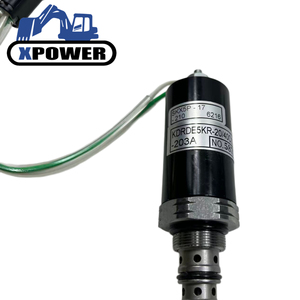 Vanne solénoïde de pompe hydraulique KDRDE5K-20 40C13-203A pour pièces de pompe principale d'excavatrice SK200-6 SK230-6E - Product Image 1