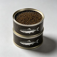 Boîte de conserve alimentaire pour caviar, boîte en fer blanc vide haut de gamme hermétique pour la conservation des aliments frais, plusieurs tailles personnalisables