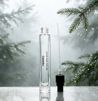 Flacon pulvérisateur carré en verre transparent de 3 ml, 5 ml, 8 ml, 10 ml, 15 ml, vide, rechargeable, mini flacon de parfum avec pompe à écran