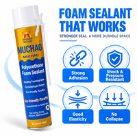 Mastic polyuréthane élastique multifonctionnel haute résistance A12 750ML pour l'étanchéité des joints de tuyauterie et l'installation de panneaux décoratifs