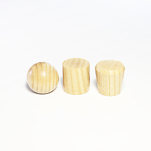 Capuchon de parfum en bois massif sphérique et cylindrique, personnalisable avec logo, FEA15 pour flacons de parfum en verre - Product Image 4