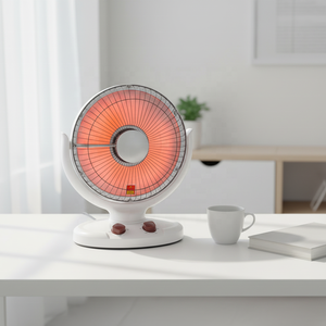 Chauffage de table 1000W 16-18 pouces (400-450mm) en céramique, avec pot en aluminium, grilles de ventilation, certifié CE ROHS pour chambre et bureau - Product Image 3