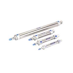 กระบอกลมสแตนเลสขนาดเล็ก Ma25X100 มาตรฐาน SCA กระบอกสูบแก๊สแรงกระแทกสำหรับใช้งานในอุตสาหกรรม - Product Image 2