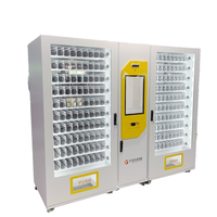 Grands distributeurs automatiques de table pour aliments, boissons et snacks, machines de vente automatiques réfrigérées pour articles de vente au détail