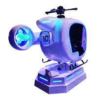 Máquina de Juegos de Realidad Virtual de Guangzhou, Simulador de Vuelo en Helicóptero 9D, Simulador de Vuelo en Avión VR para la Venta