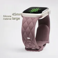 Bracelet de montre en silicone de qualité supérieure pour Apple Watch S10 11 46mm Ultra 49mm SE 44mm 42mm 38mm – Vente en gros usine