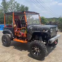 Jeep populaire 300cc 350cc 4x4 4WD à essence pour adultes, mini jeep à essence 250cc 200cc, jeep électrique automatique à batterie
