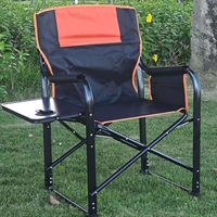 Chaise de Réalisateur Pliante Portable en Oxford 600D Personnalisable avec Table Latérale
