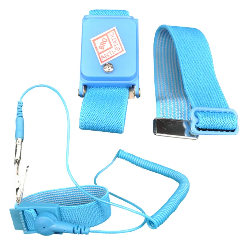 PVC Wired Wrist Strap ESD Bracelet Anti static Wristband Electrostatic Discharge Strap
