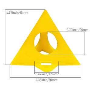 Ripiano personalizzabile 10 pz fai da te triangolare di plastica rastremata per la lavorazione del legno <span class=keywords><strong>supporto</strong></span> OEM/ODM vernice da disegno a spruzzo - Product Image 6