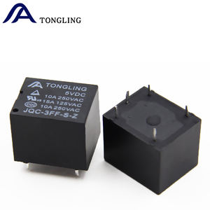 铜陵T73 JQC-3FF微型继电器DC 5V/6V/9V/12V/24V 10A电源继电器2安培5针PCB - Product Image 4