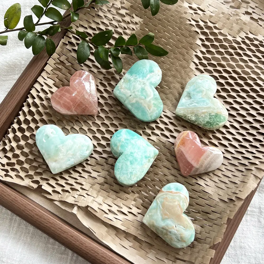 Cristaux de palmier coeur hémimorphite en gros pierres de guérison en vrac pierres précieuses produits spirituels méditation pour ornements de Chakra