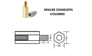 เสาสเปเซอร์ PCB แบบเกลียว M3 316ตัวเมียทำจากสเตนเลสเมตริก HEX STANDOFF M4 - Product Image 6