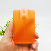 Flacon vaporisateur de parfum de poche de stockage 20ml en forme de carte Flacon vaporisateur de parfum Portable Outdoor Travel Sub-bottle