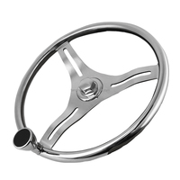Accessoires marins de volant de bateau de volant d'acier inoxydable de puissance marine directe d'usine