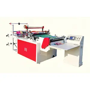 New computer high-speed edge sealing, hot cutting and sealing plastic bag making machine directly supplied by the manufacturer