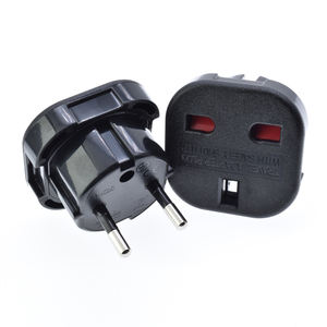Adaptateur <span class=keywords><strong>de</strong></span> prise UK vers EU certificat CE adaptateur carré à 3 broches à rond prise d'insertion <span class=keywords><strong>de</strong></span> prise 2 broches, convertisseur <span class=keywords><strong>de</strong></span> puissance <span class=keywords><strong>de</strong></span> voyage royaume-uni à islande - Product Image 5
