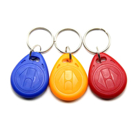 125kHz/13.56MHz Tahan Air Tahan Cuaca ABS Tanpa Kontak NFC RFID Gantungan Kunci Keyfob Kontrol Akses Chip T5577 Hotel