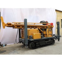 Machine de forage de puits d'eau diesel Whirlwind T200, robuste, portable sur remorque, avec pompe à boîte de vitesses, portée maximale 200m, vente directe usine
