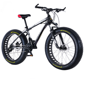 <span class=keywords><strong>Bicicleta</strong></span> de Montaña Económica de 26 Pulgadas, 21 Velocidades, Doble Freno de Disco, Horquilla de Suspensión Completa, Neumáticos Gruesos 4.0, para Adultos - Product Image 1