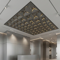 Panneaux de placage en aluminium de forme spéciale, design moderne, pour l'extérieur des bâtiments (centre commercial, villa, hôpital), imperméables, ignifuges, écologiques, artistiques
