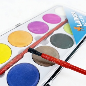 Juego de Acuarelas Sólidas de 12 Colores, Pigmentos Brillantes y Duraderos, Económico de Fábrica, para Estudiantes - Product Image 3