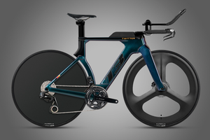 <span class=keywords><strong>Bicicleta</strong></span> <span class=keywords><strong>de</strong></span> Contrarreloj T3 <span class=keywords><strong>de</strong></span> Fibra <span class=keywords><strong>de</strong></span> Carbono, WheelTop TX <span class=keywords><strong>de</strong></span> 24 Velocidades con Sistema Electrónico Inalámbrico Di2, 700C, <span class=keywords><strong>Bicicleta</strong></span> <span class=keywords><strong>de</strong></span> Carretera Aerodinámica para Triatlón y Contrarreloj - Product Image 5