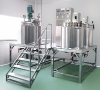 Mélangeur de crème, homogénéisateur à cisaillement élevé, machine d'émulsification sous vide, moteur en acier inoxydable, roulement à engrenages, pour l'alimentation et les produits chimiques, haute capacité