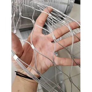 Stainless Steel Wire Rope Net Zoo Fence High-altitude Anti-falling Net