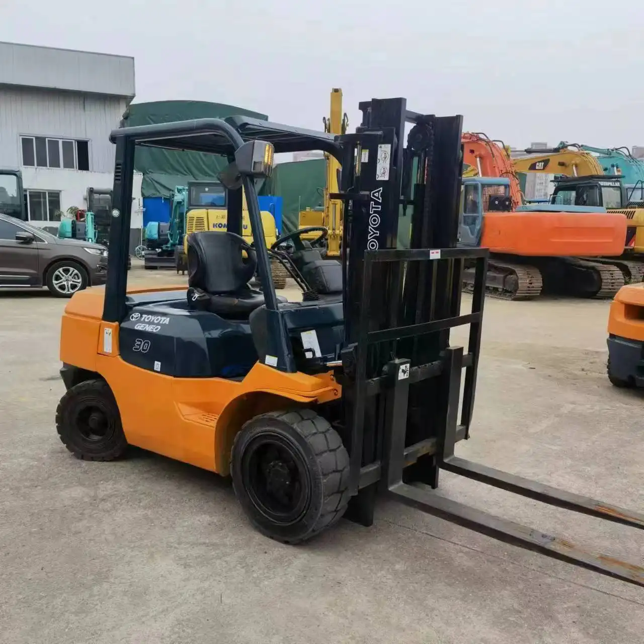 Obral Truk Forklift 5 Ton 3 Ton Forklift Bekas Kualitas Tinggi Toyota 3 Ton