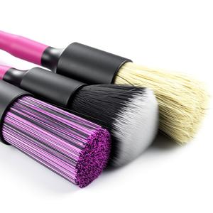 CB-PRO006 Brosse de detailing automobile ergonomique antidérapante, poils de couleur audacieuse et élégante, longueur de 10,8 ou 7,1 pouces - Product Image 4