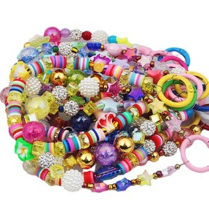 سلسلة هاتف، ميدالية مفاتيح، تعليقة حقيبة، مجوهرات خرزية يدوية الصنع، زينة معلقة، حبل هاتف ملون متنوع، زينة على شكل فيونكة ونجمة - Product Image 5