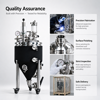 Cuve de Fermentation Sanitaire en Acier Inoxydable Poli Miroir pour l'Industrie Pharmaceutique et Biotechnologique