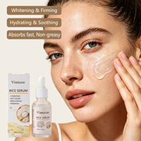 Sérum Visage au Riz Éclaircissant Hydratant Raffermissant Produit Cosmétique Beauté Soin de la Peau pour Femmes Africaines Marque Privée Essence Faciale