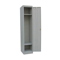 Armoire de rangement pliable moderne en métal KD à porte simple pour vêtements, en acier, pour atelier et salon
