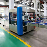 O tipo linear a colagem quente elétrica OPP/filme Pearlescent que etiqueta a máquina engarrafa 7000-12000 pela hora o empacotamento da bebida do alimento