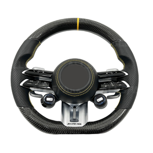 <span class=keywords><strong>Volante</strong></span> de Fibra de Carbono para <span class=keywords><strong>Mercedes</strong></span> Benz A35 A45 C63 C43 E53 E63 G63 G500 G55 <span class=keywords><strong>AMG</strong></span> GT S63 GLE63 GLA45 W223 - Product Image 2